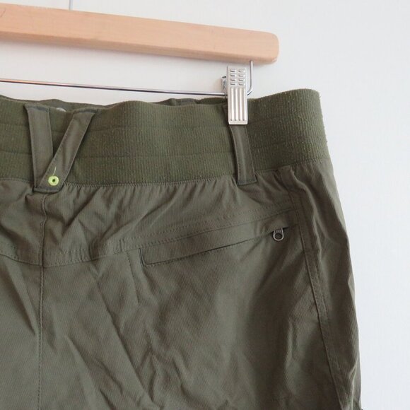 TITLE NINE Clamber Hiking Outdoor Pants in Khaki Green Gorpcore - Size US 12 - Picture 10 of 14